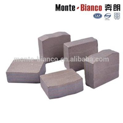 Granite Cutting Tips Wet Cutting Diamond Segment For Marble Basalt Sandstone Cutting